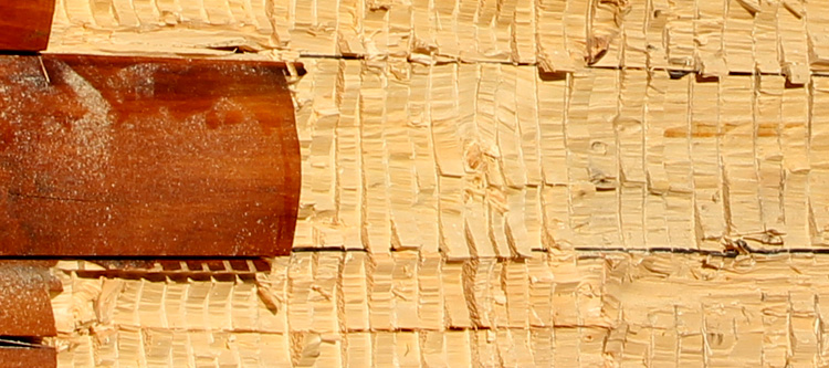 Log Home Face Restoration  Overpeck, Ohio