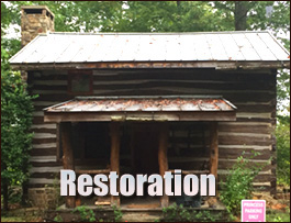 Historic Log Cabin Restoration  Butler County, Ohio
