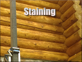  Butler County, Ohio Log Home Staining
